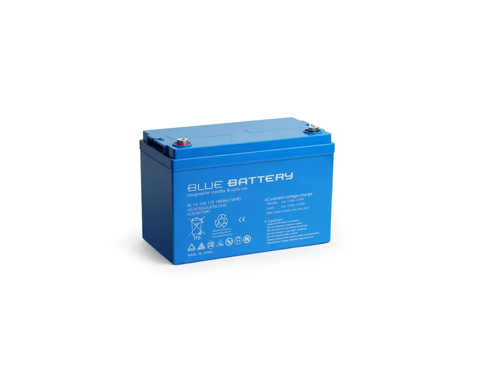 Blue Battery 12 Volt 100 Amper Bakımsız Kuru Akü Ups Aküsü