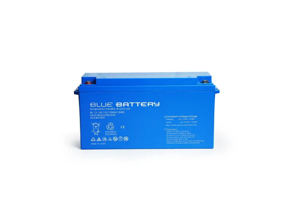 Blue Battery 12 Volt 150 Ah Bakımsız Kuru Akü Ups Aküsü
