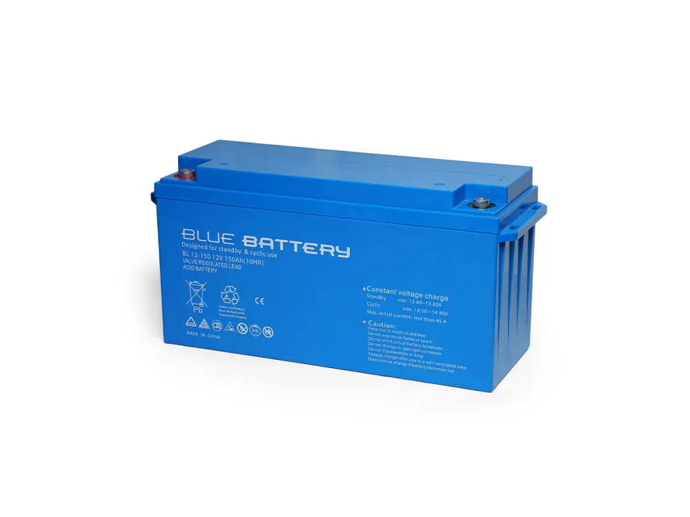 Blue Battery 12 Volt 150 Ah Bakımsız Kuru Akü Ups Aküsü
