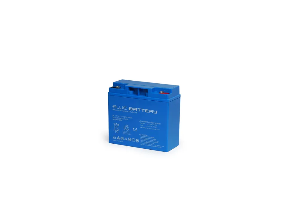 Blue Battery 12 Volt 18 Amper Bakımsız Kuru Akü Ups Aküsü