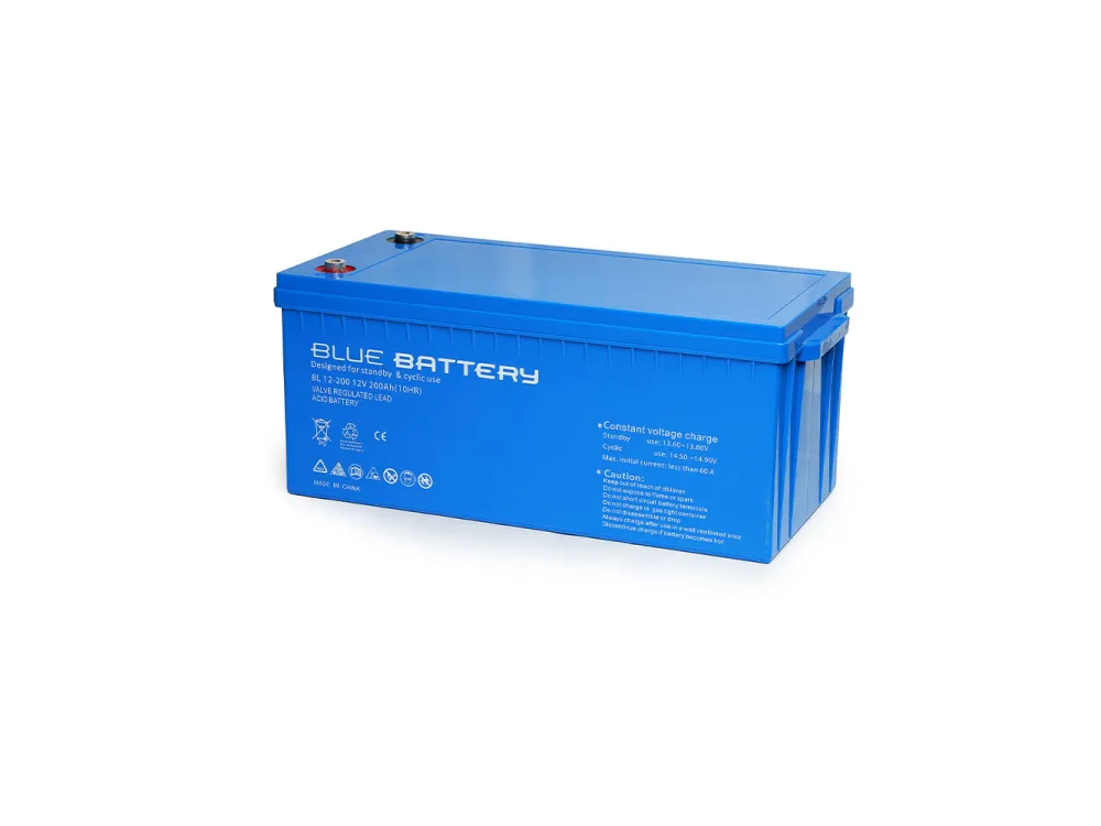Blue Battery 12 Volt 200 Amper Bakımsız Kuru Akü Ups Aküsü