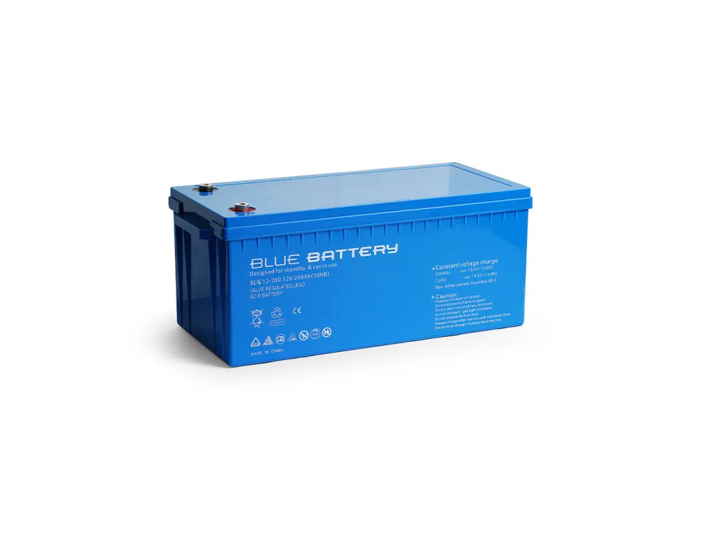 Blue Battery 12 Volt 200 Amper Jel Akü Derin Döngü