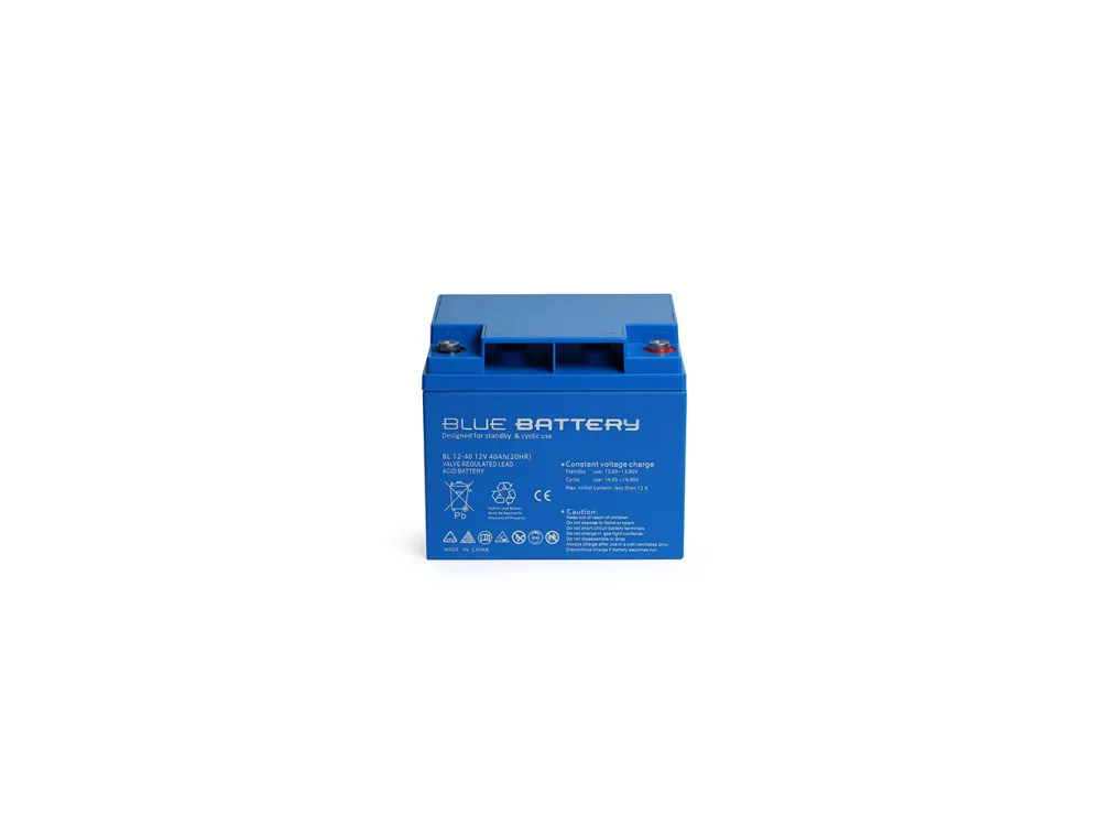 Blue Battery 12 Volt 40 Amper Bakımsız Kuru Akü Ups Aküsü