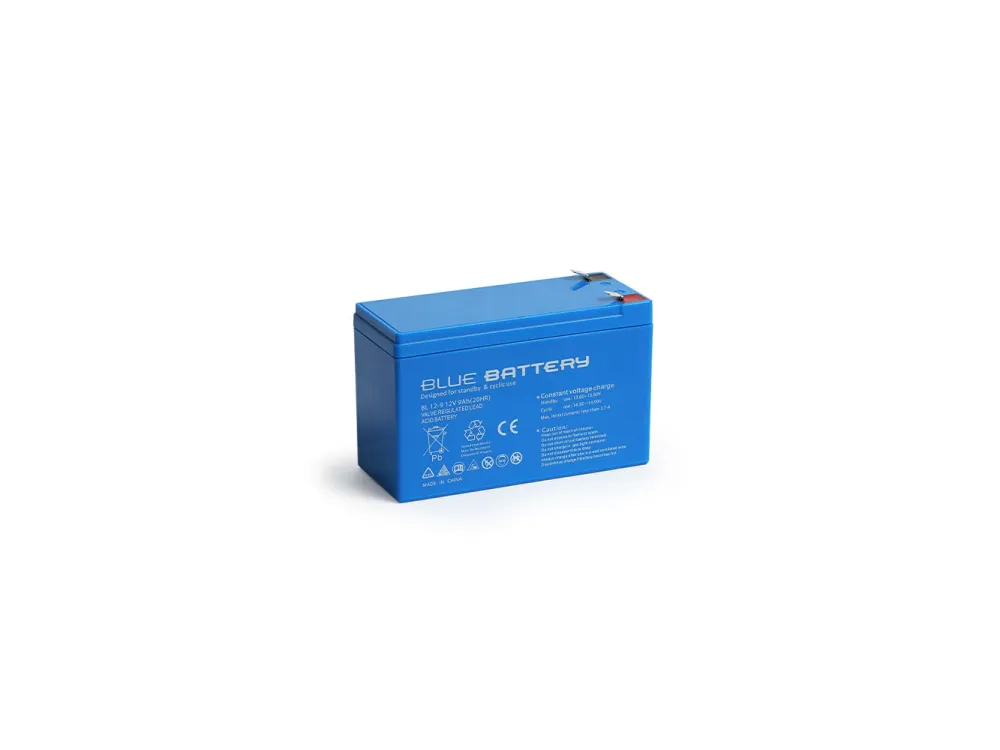 Blue Battery 12 Volt 9 Amper Bakımsız Kuru Akü Ups Aküsü