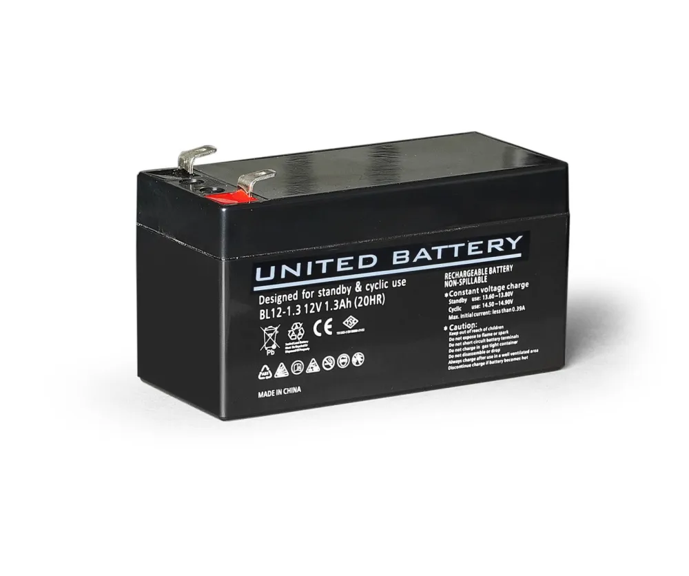 United Battery 12V 1.3Ah Bakımsız Kuru UPS Aküsü