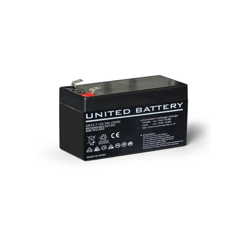 United Battery 12V 7 Ah Bakımsız Kuru Ups Aküsü